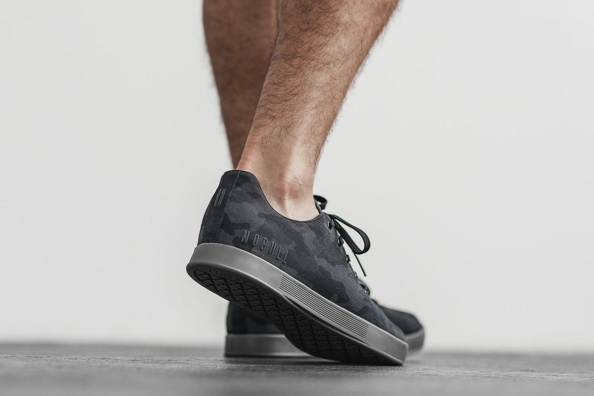 Nobull Canvas Men's Trainers Camo | Australia (QZ3012)